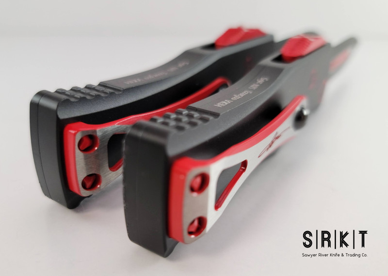 Microtech Twin Flames Signature Series Hera Set/2 w/ Deep-Engraved