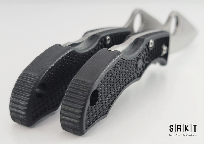 Spyderco Ladybug Sub-2” VG-10 Saber Blade LBKP3 Black FRN Scales