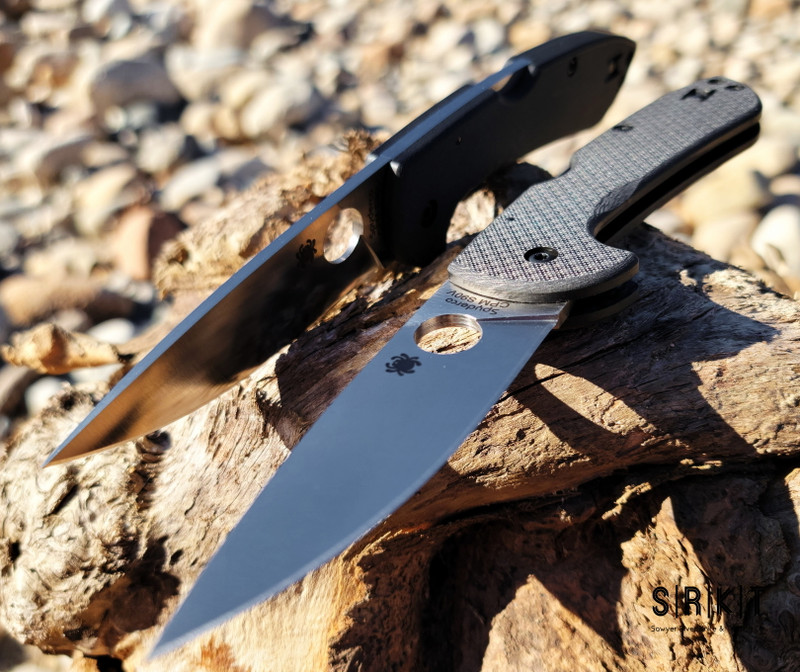 Spyderco Sprint Run Siren C247CFP Satin S90V Drop Point Spyderco Sprint Run Siren C247CFP Satin S90V Drop Point