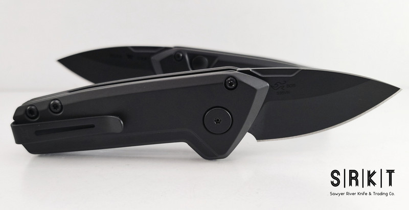 Buck Mini Auto Buck Mini Deploy Blackout Auto 839BKS Cerakote S35VN Blade & Black ...
