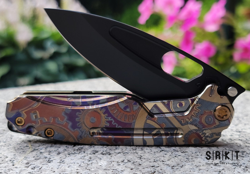 Medford Knife & Tool Infraction SteamPunk Bronzed Titanium w/ CPM