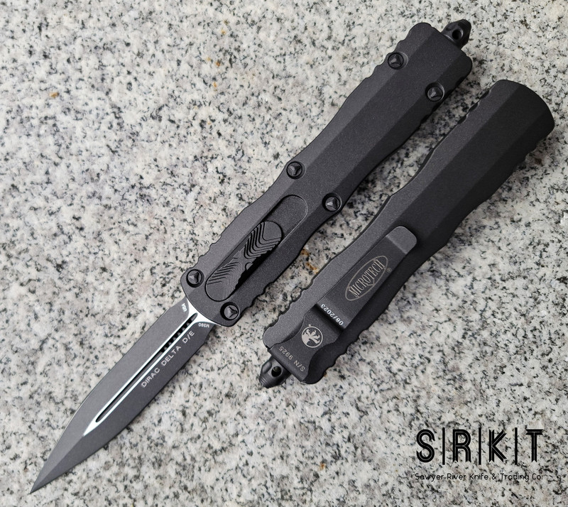 Microtech Dirac Delta OTF 227-1CDT Dark Tungsten Gray Cerakote