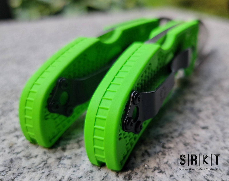 nanaco Spyderco Native 5 Salt C41PGR5 Satin LC200N Leaf Blade & Green FRN