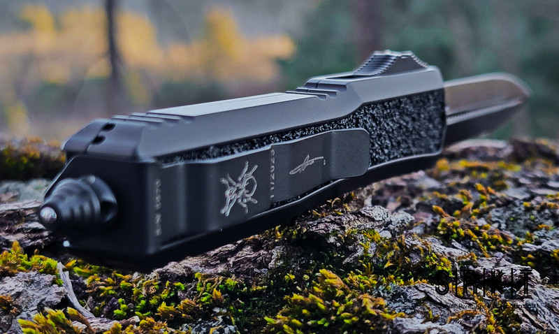 Microtech Signature Series Makora 206-1TS Black D/E Dagger Blade