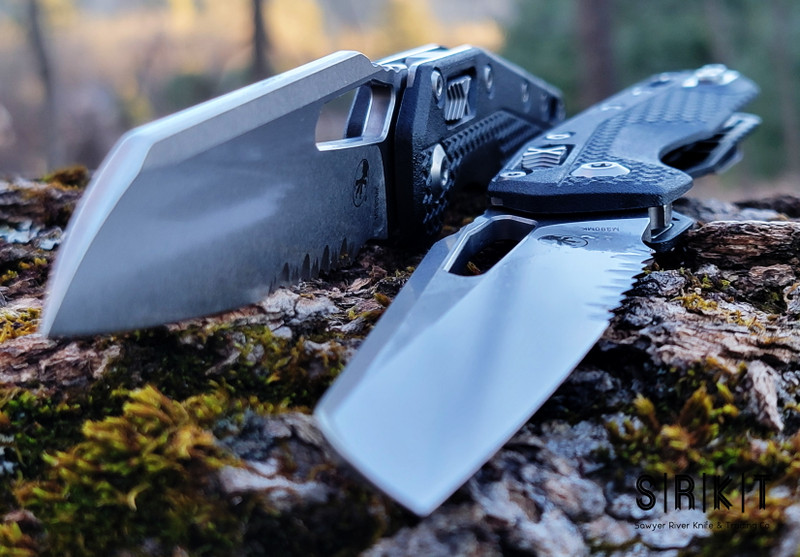 Microtech MSI RAM-LOK 210T-11PMBK Stonewash Partially Serrated
