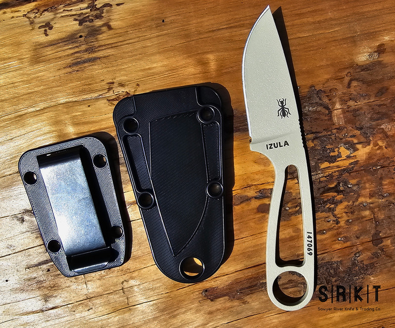 ESEE Knives IZULA-DT-KIT Desert Tan 2.63” 1095 Carbon Steel ...