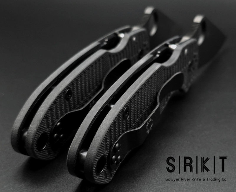 Spyderco Para 3 Salt C223GMCBBKP DLC Black Magnacut & G-10