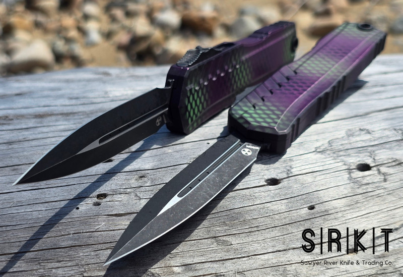 Microtech Cypher II OTF 4” M390MK 1242-1PUX51S - Tactical Double