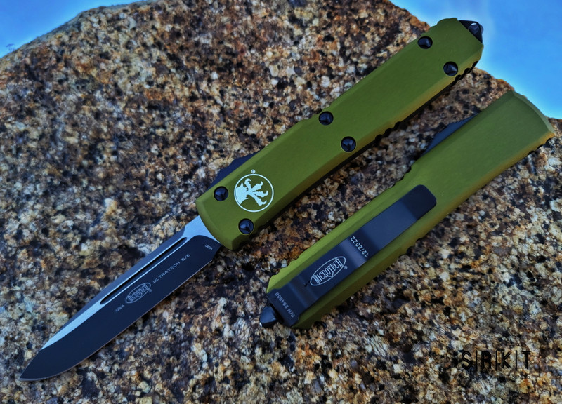 Microtech Ultratech S/E OTF Auto Olive Drab Tactical 121-1OD