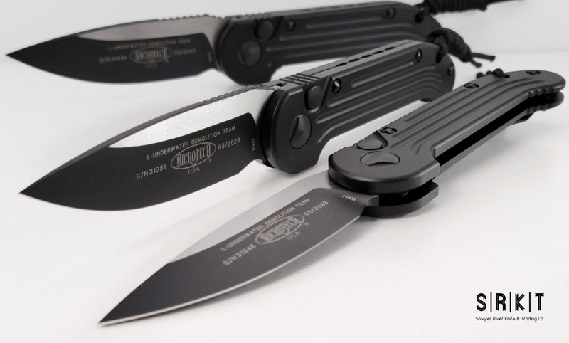 Microtech LUDT Auto Tactical 135-1T Black Coated ELMAX Blade