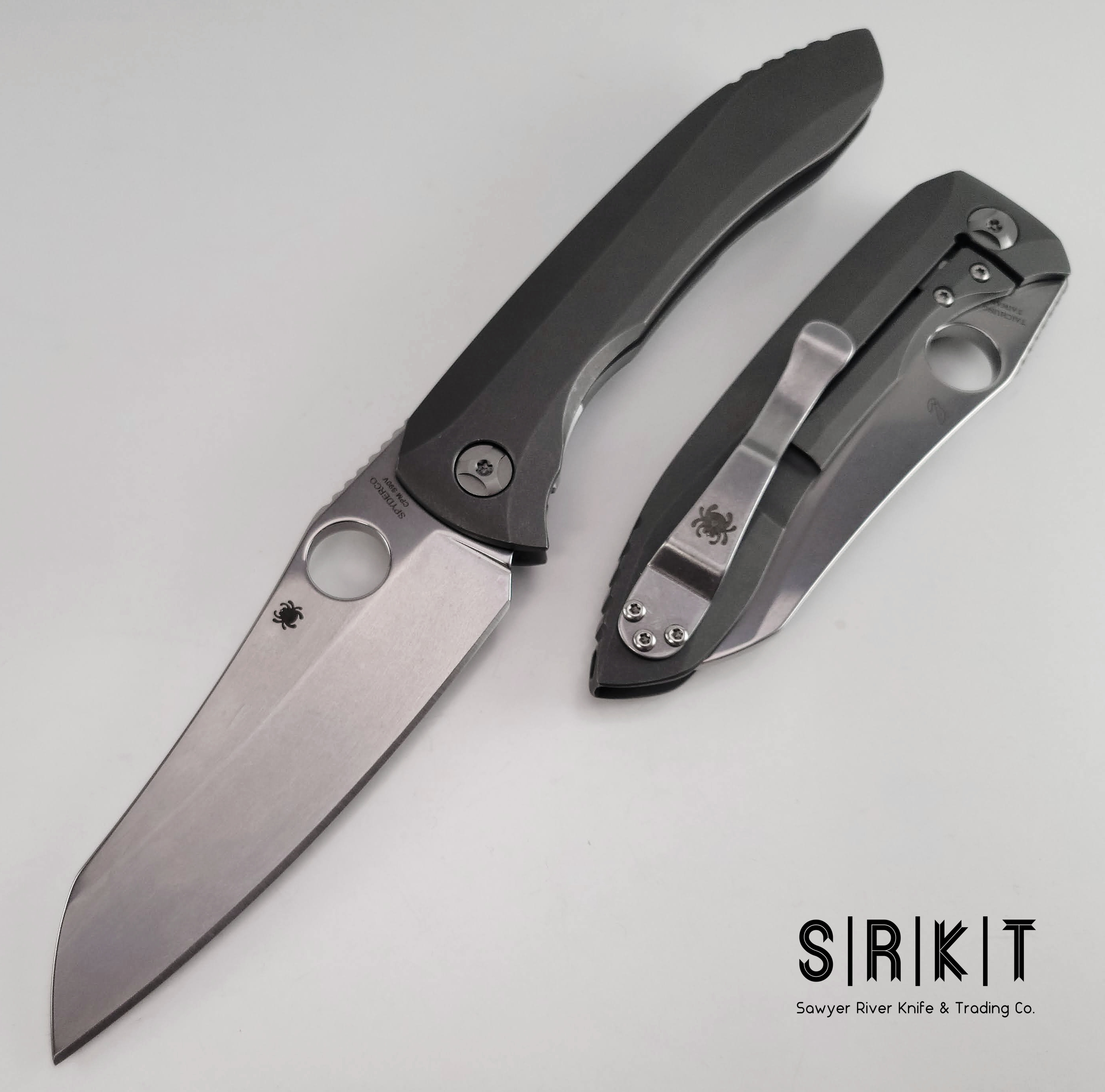 Spyderco | Rassenti Paysan C238TIP Titanium Integral Frame Lock w 