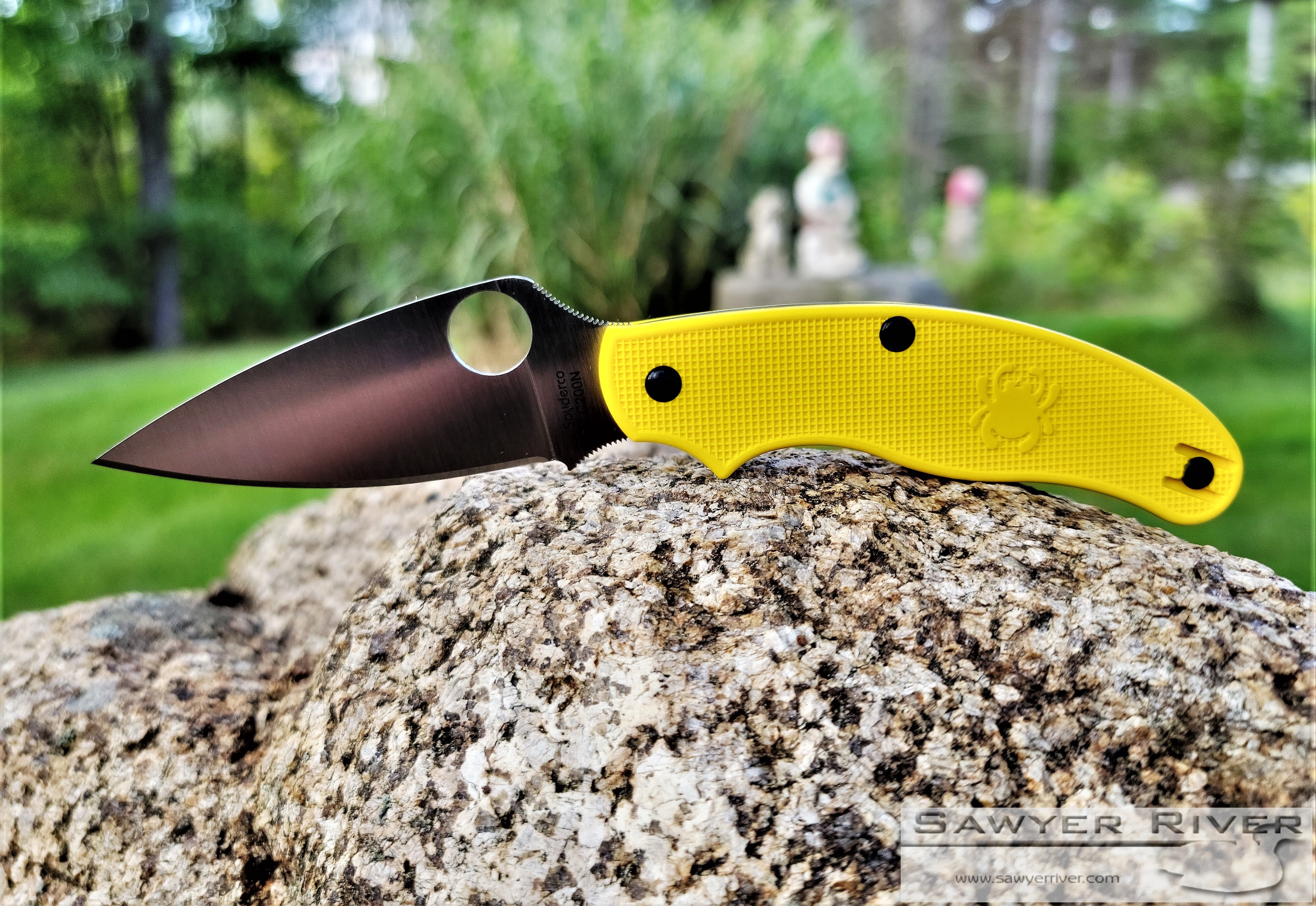 Spyderco UK PenKnife SlipIt Slip Joint C94PYL @ SRKT Yellow FRN