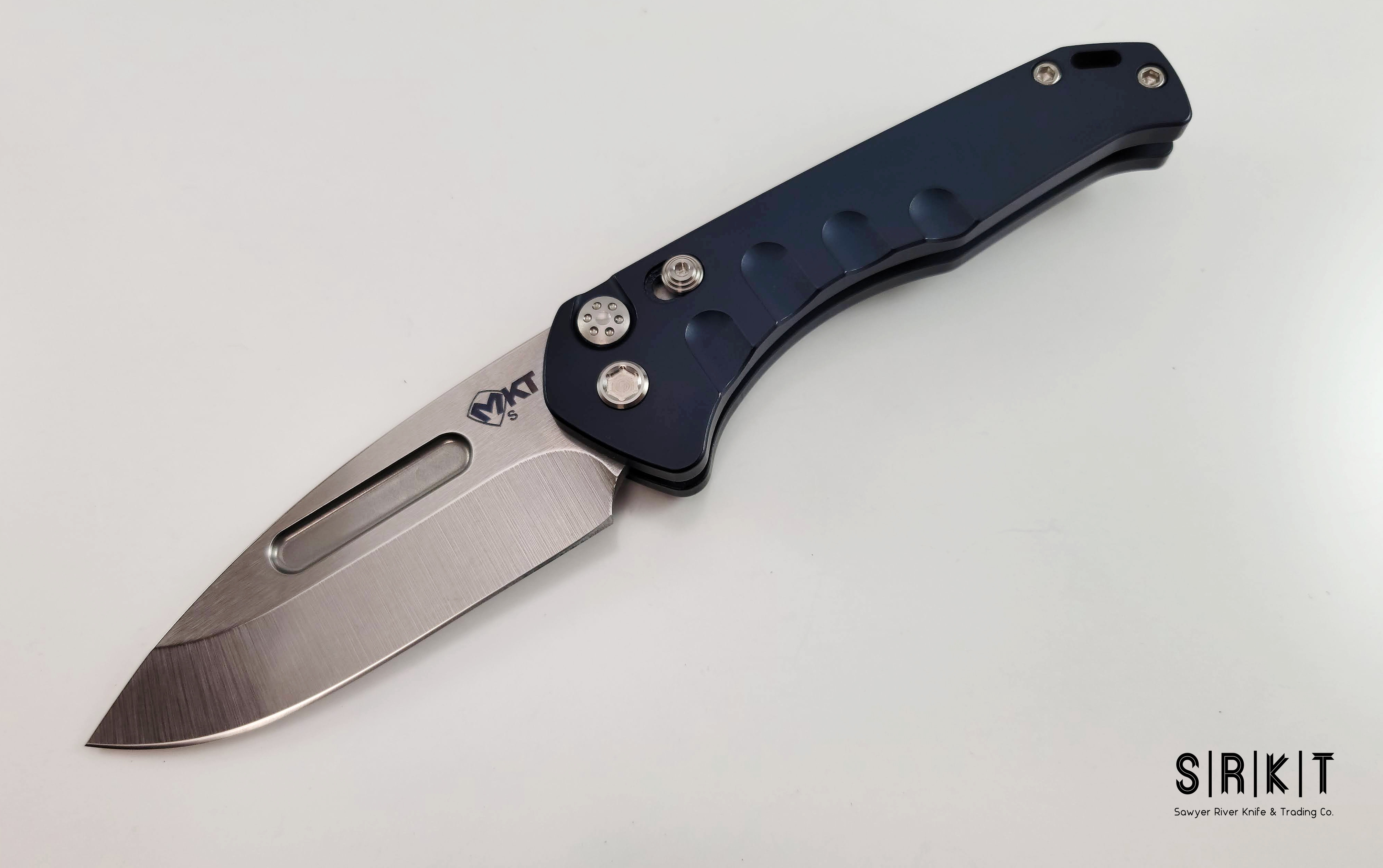 Medford Smooth Criminal - Plunge Lock Knife, Blue + Black