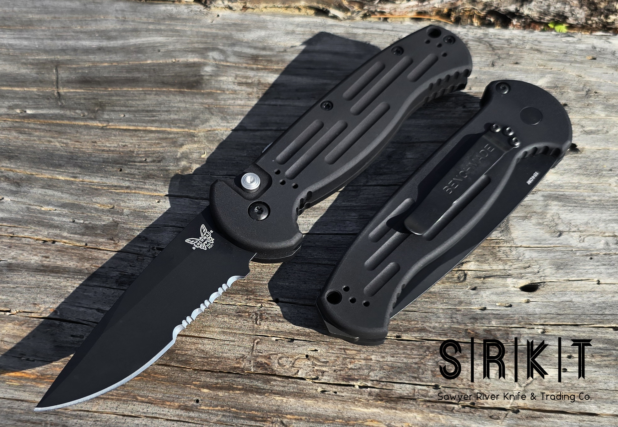 BENCHMADE ベンチメイドAFO Benchmade AFO II Auto 9051SBK @ SRKT Tactical Black Push