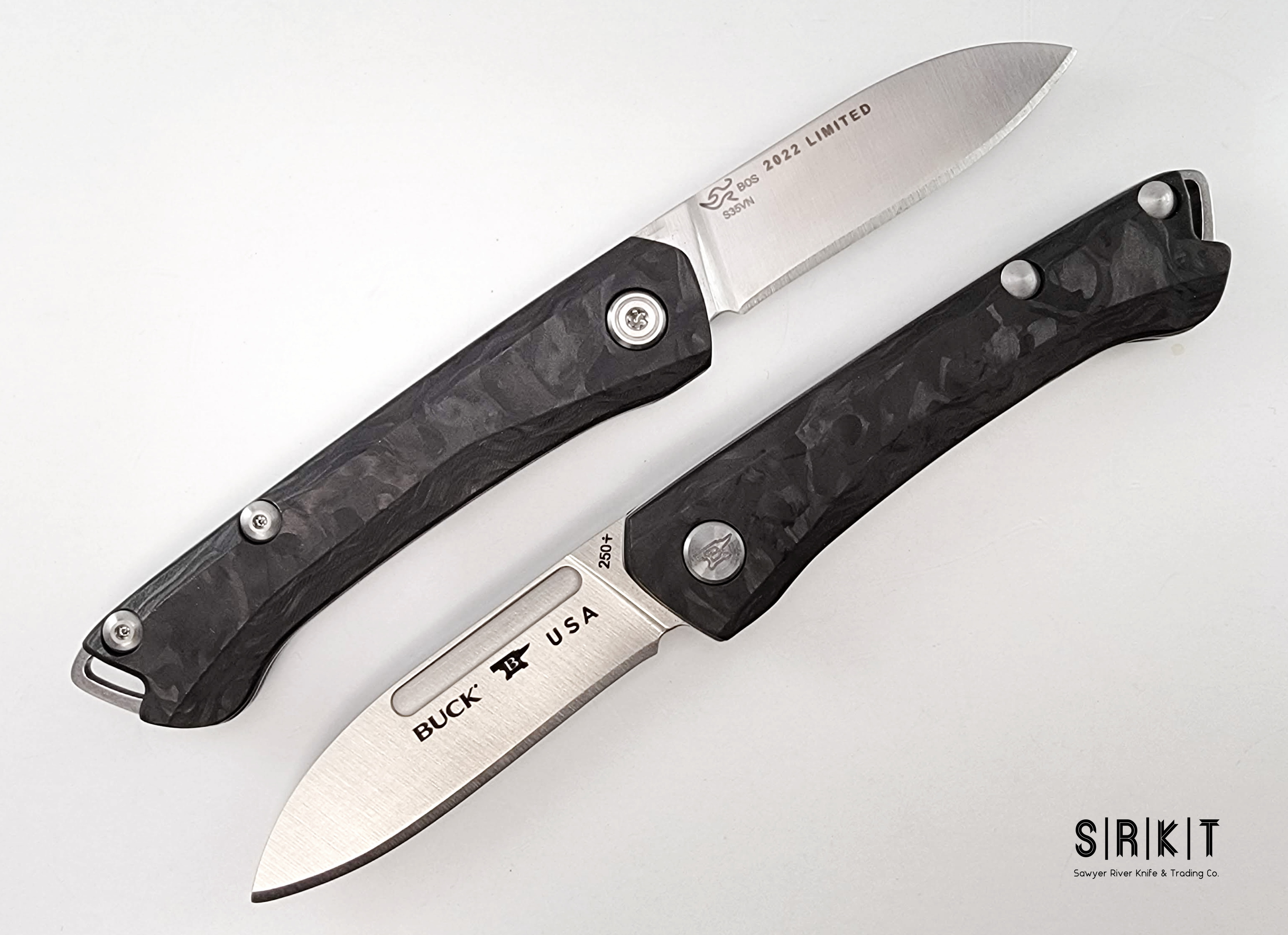 Buck Knives 2022 Legacy Edition Saunter 0250CFSLE @ SRKT Satin CPM 
