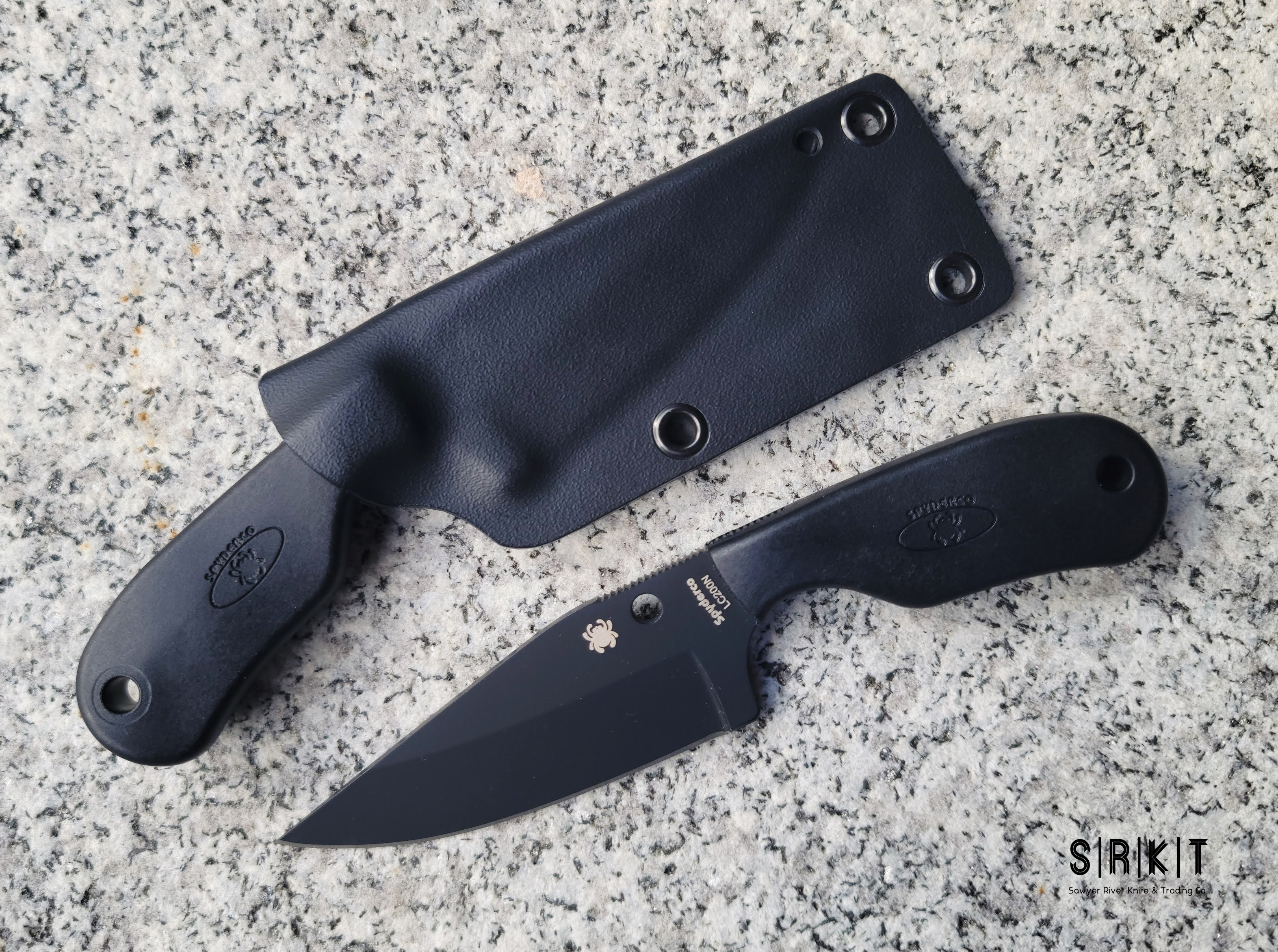 Spyderco | Fred Perrin Subway Bowie Black FB48PBBK @ SRKT Small