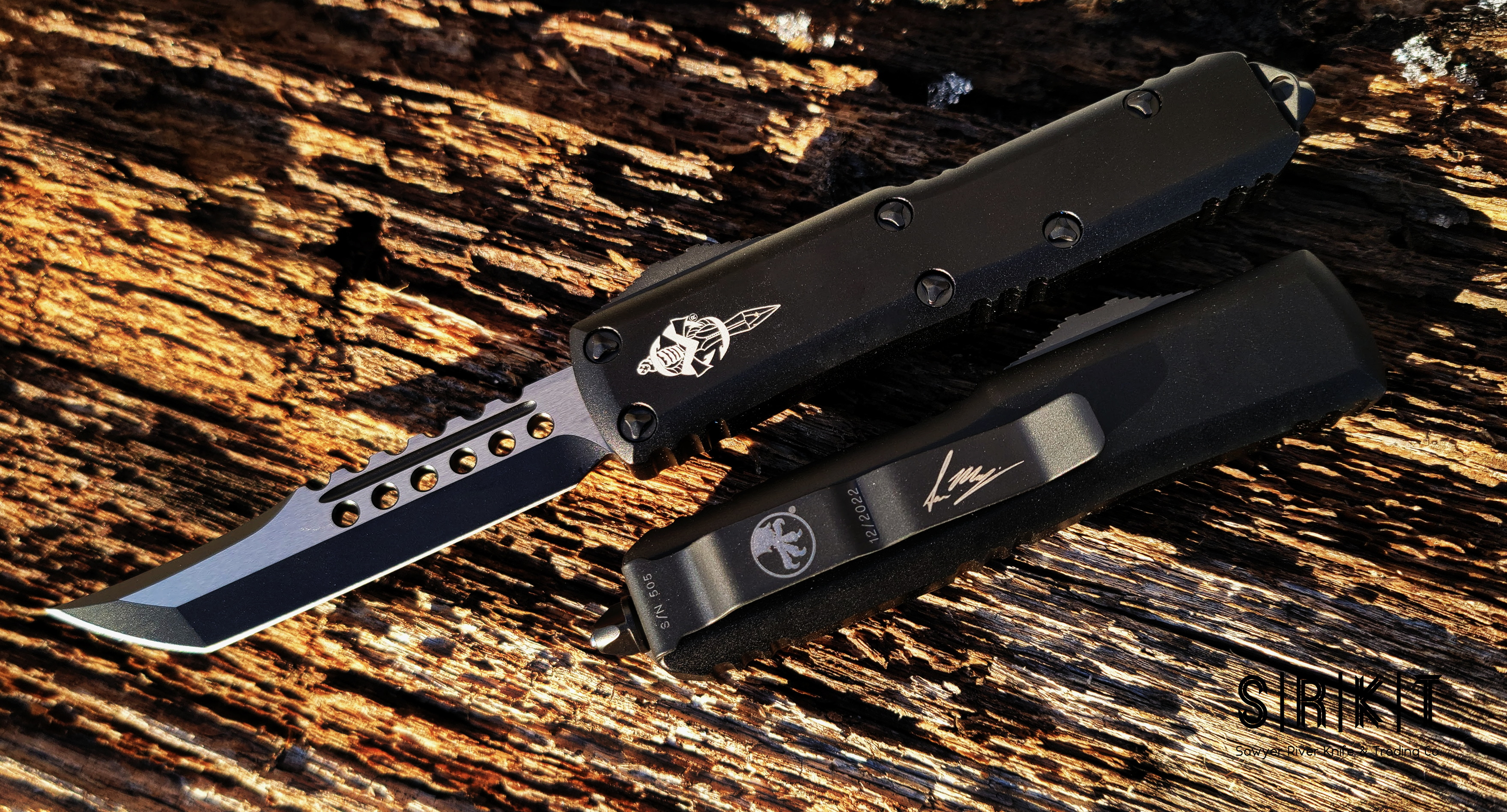 Microtech Hellhound Signature Series UTX-85 OTF Auto Tactical 719