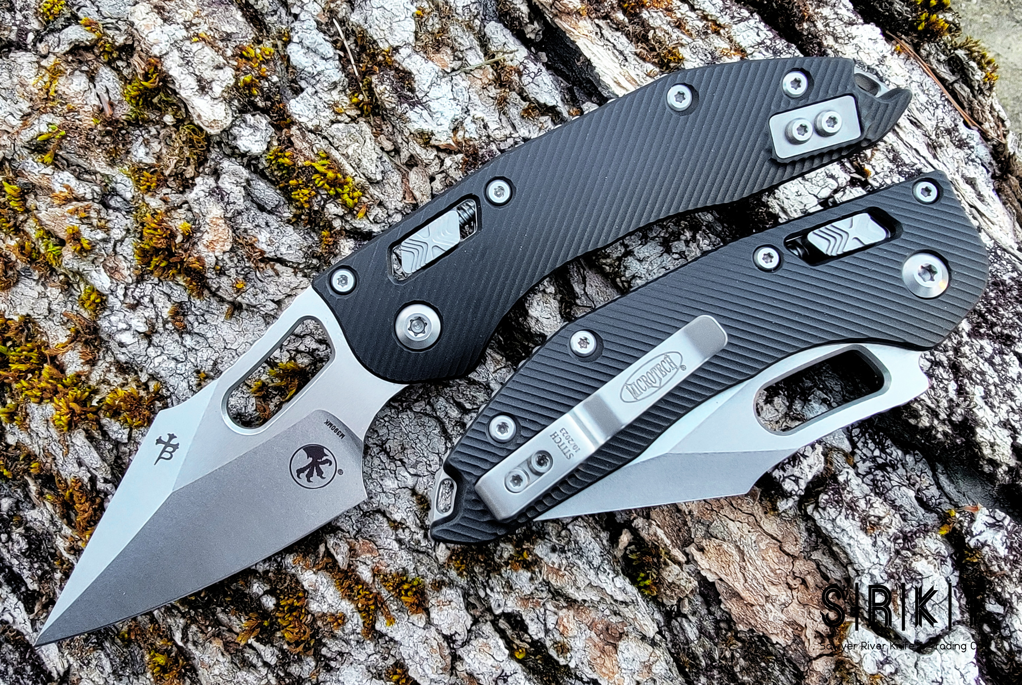 Microtech Stitch RAM-Lok 169RL-10FL Stonewash M390MK Wharncliffe