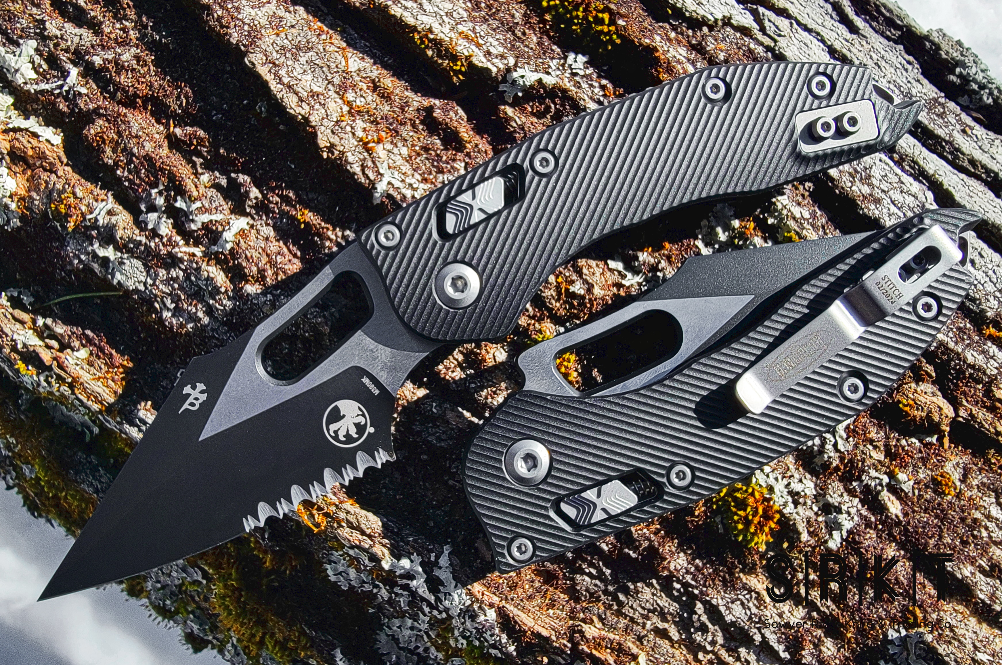 Microtech | Borka RAM-Lok Manual Stitch 169RL-2FL Black Partially