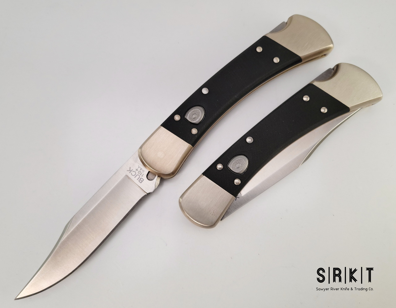 Engraved Buck 110 Auto Elite Automatic Buck Knife