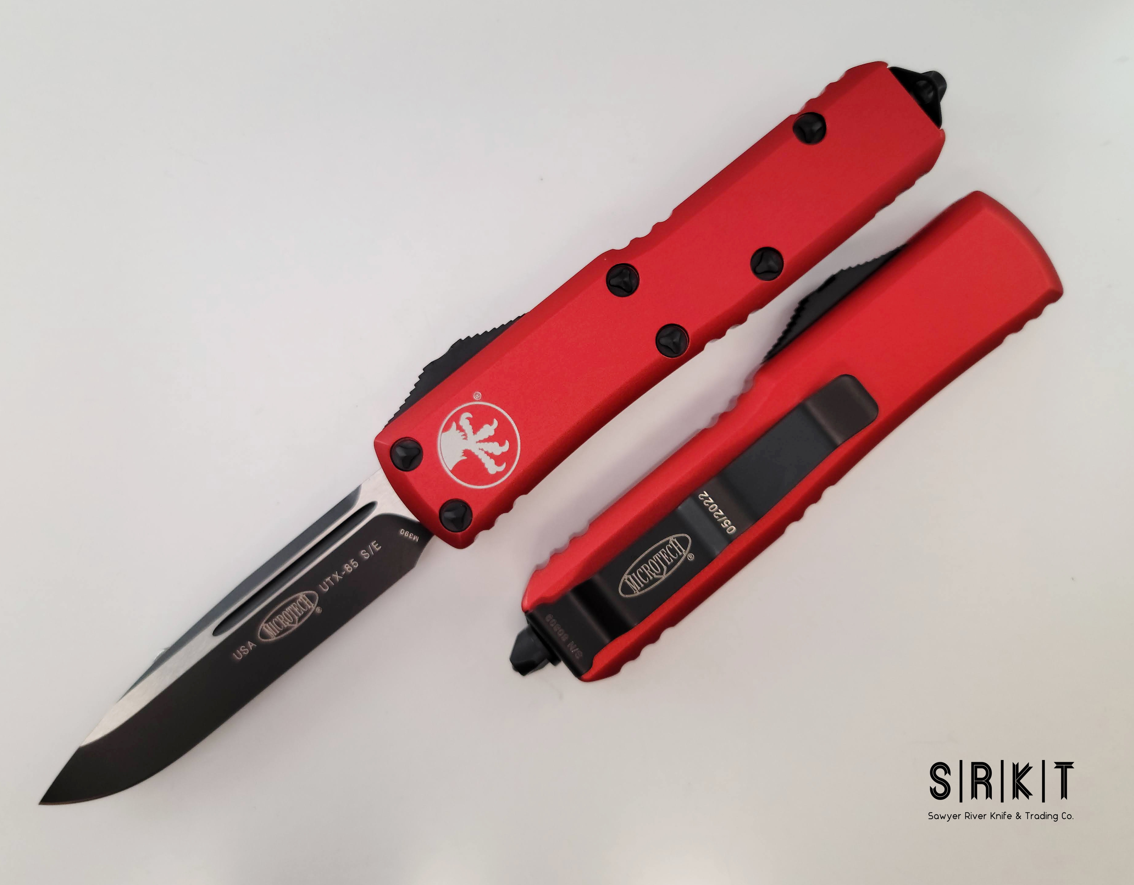 Microtech UTX-85 S/E OTF Auto 231-1RD @ SRKT Black Bohler M390
