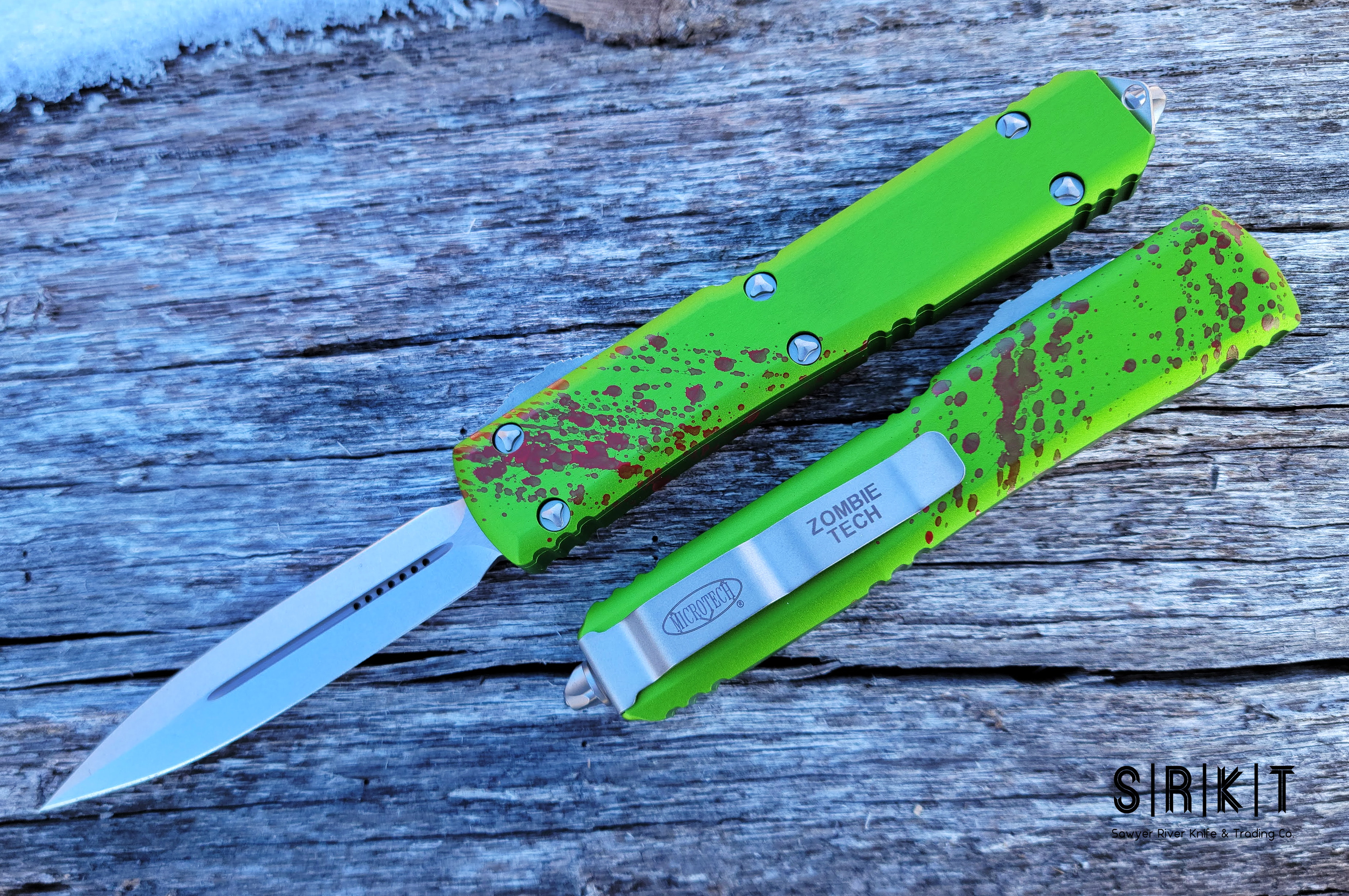 Microtech Zombietech Signature Series Ultratech D/E OTF Auto 122
