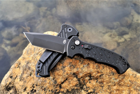 Gerber 06 Auto Tactical 30-001296 Black Tanto S30V 3.8” Blade