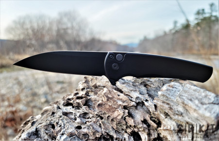 Pro-Tech Malibu Flipper 5103 @ SRKT Black Wharncliffe Blade