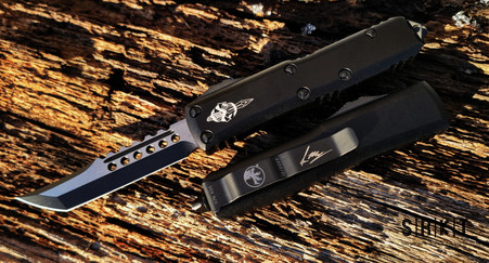 Microtech Hellhound Signature Series UTX-85 OTF Auto Tactical 719-1TS ...