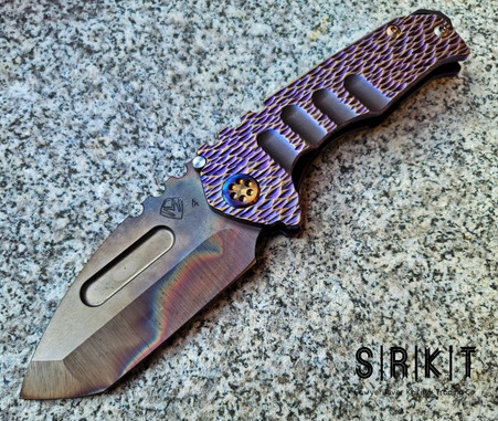 Medford Knife & Tool Prae Genesis T Vulcan Tanto Blade & Bronze