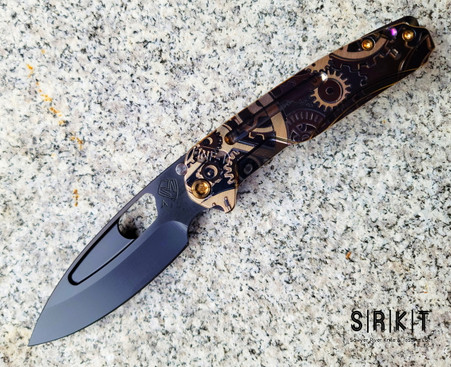 Medford Knife & Tool Infraction SteamPunk Bronzed Titanium w/ CPM