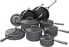 Hard-Anodized, Nonstick, Durable & Oven Safe to 500°F, Slate Grey
