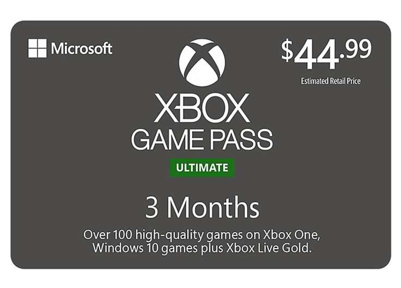 Xbox Game Pass Ultimate (3 months) for a good price!