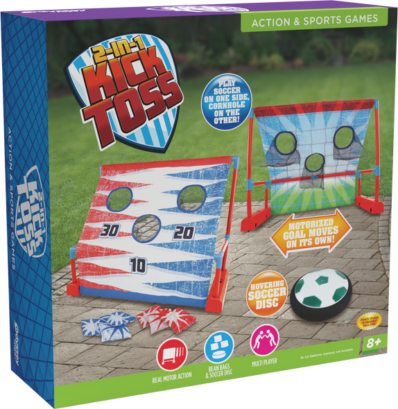 Odyssey Toys - Outdoor 2-in-1 Soccer and Bean Bag Toss