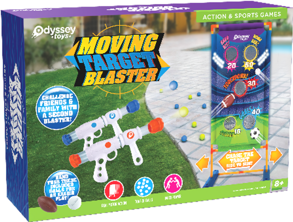 Odyssey Toys- Moving Target Blaster Game - Indoor and Outdoor
