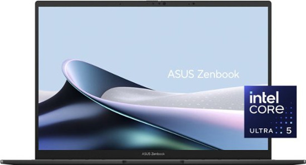 ASUS - Zenbook 14 OLED 14” WUXGA Touch Laptop, Intel Core Ultra 5 - Intel Evo Edition - 8GB Memory - 512GB SSD - Jasper Gray