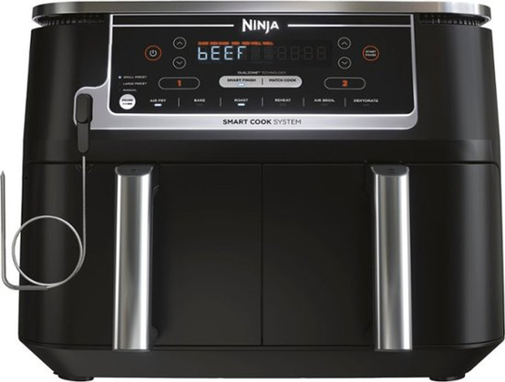 Ninja - Foodi 6-in-1 10-qt. XL 2-Basket Air Fryer with DualZone Technology 