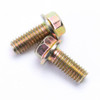 M6 x 12mm FLANGE BOLTS *2 PACK* FOR 150cc GY6 MOTORS ON CHINESE SCOOTERS