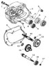 COUNTER SHAFT GEAR FOR SCOOTERS WITH 50cc QMB139 MOTORS