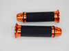 RACING THROTTLE GRIP SET SCOOTER 50cc & 150cc GY6 (7/8 , 22mm) *ORANGE - BLACK*