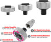 PALM RATCHET SET 1/4” 3/8” 1/2” DRIVE RATCHET SET 3PC REVERSIBLE THUMBWHEEL RATCHET WRENCH SET REVERSIBLE PALM RATCHET WRENCH
