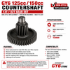 GY6 125cc 150cc Countershaft 13T 42T Transmission Gear Shaft 15mm