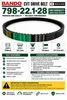 Bando 798-22.1-28-10.0K CVT Drive Belt Yamaha Cygnus 125 2JS-E7641-10 Japan