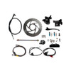 NCY FRONT END DISC CONVERSION KIT (BLACK CALIPER) FOR RUCKUS