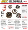 NCY SUPER TRANSMISSION SET HONDA RUCKUS, MET 2012 & OLDER