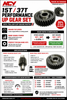 NCY GEAR SET (15*37) FOR 150cc - 232cc GY6 SCOOTERS ATVS KARTS