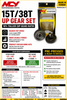 NCY GEAR SET (15*38) DROP IN PRE PRESSED GEAR SET FOR 150cc - 232cc GY6 MOTORS