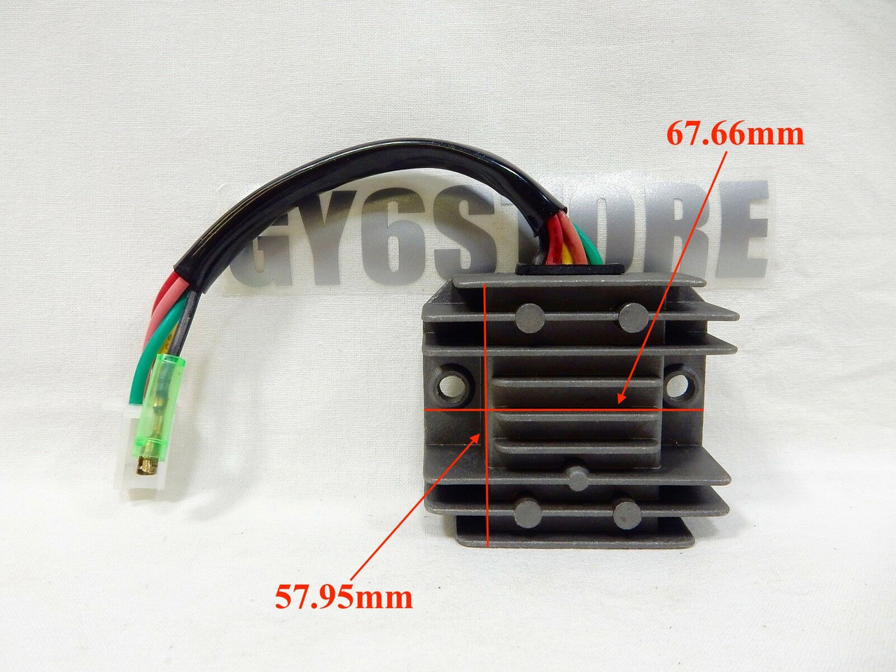 12V 5 WIRE / 4 PIN *2 PLUG* VOLTAGE REGULATOR RECTIFIER FOR SCOOTERS
