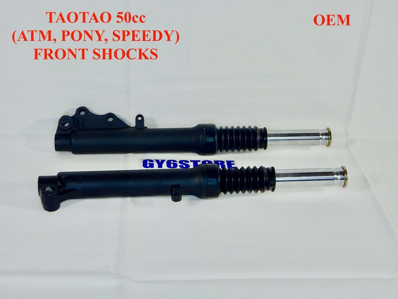 TAOTAO 50cc QMB139 (ATM, PONY, SPEEDY) FRONT SHOCK SET *OEM*