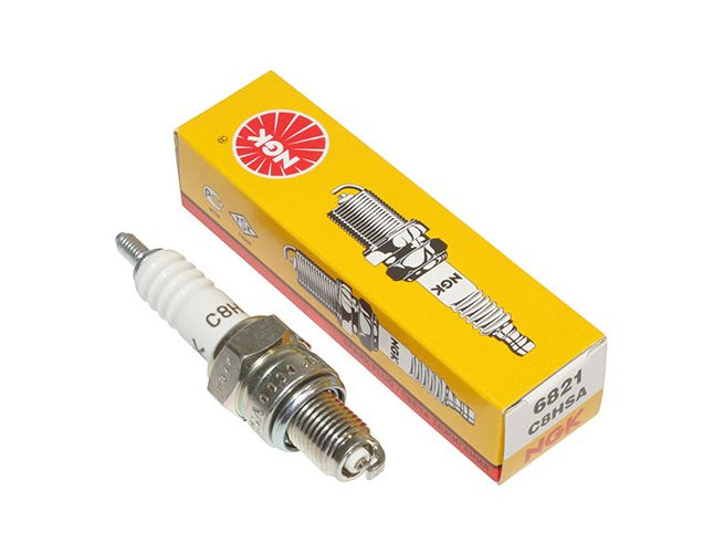 NGK C8HSA SPARK PLUG FOR SCOOTER WITH GY6 OR QMB139 MOTORS - GY6RACING